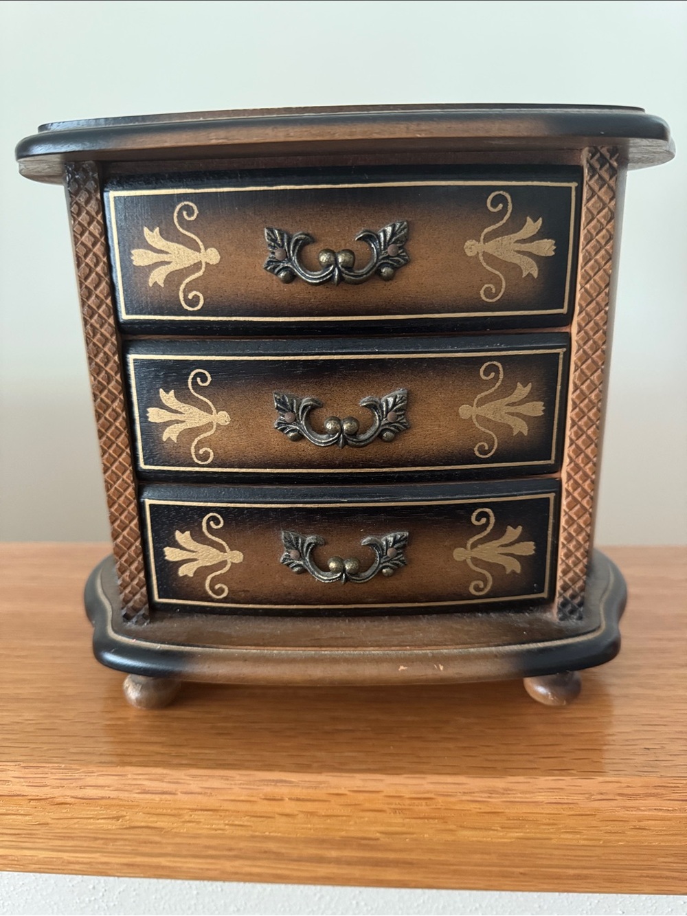 Vintage Musical Jewelry Chest